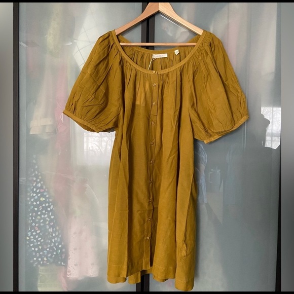 NEW without Tags Doen JOSETTE DRESS IN GOLDEN WILLOW M - Picture 4 of 4